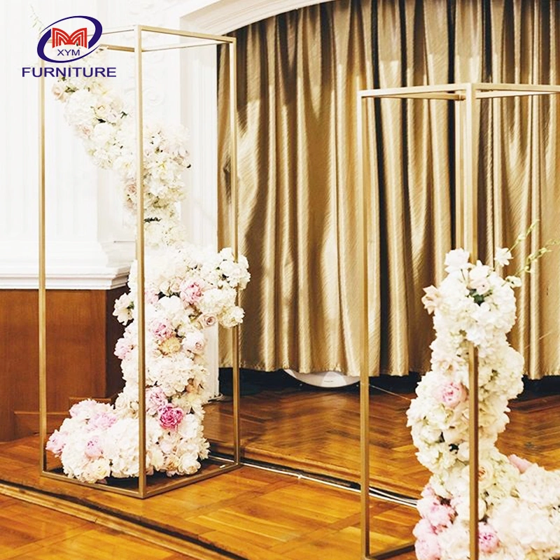 Wedding Event Decoration Stainless Steel Metal Wine/Flower Display Rack