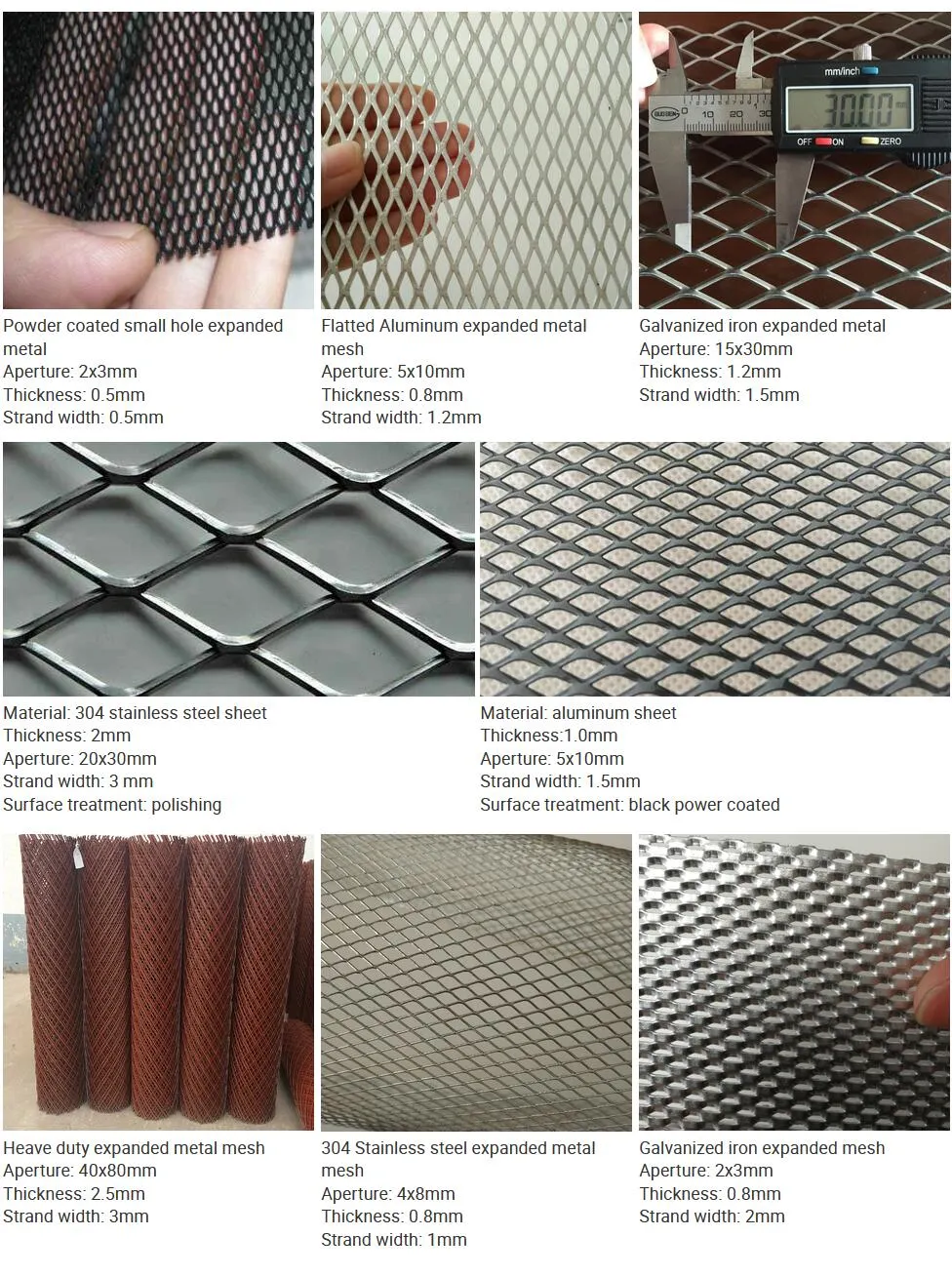 Expanded Aluminum Pizza Screen Meal Mesh for BBQ Grill