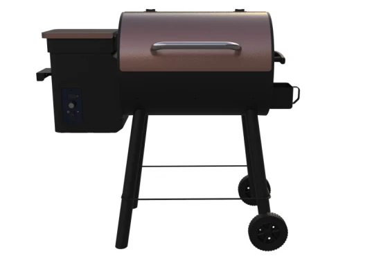 Parrilla de barbacoa para fumadores de pellets de madera portátil para exteriores de servicio pesado con control de temperatura automático