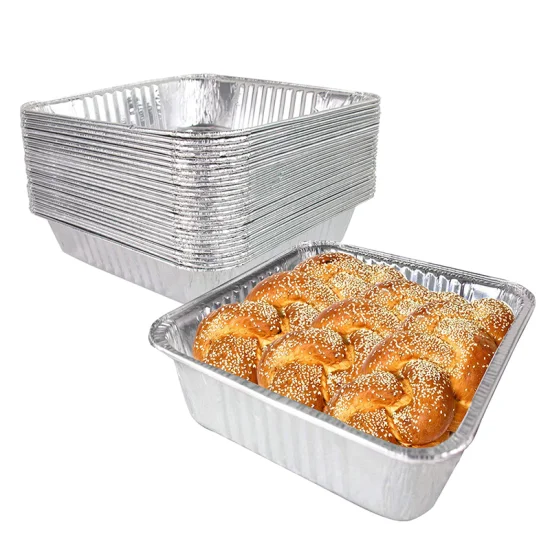 Envase de papel de aluminio desechable de 1350 ml, utensilios de cocina, utensilios de cocina, papel de aluminio para hornear, molde para pasteles, envase de comida, envasado de comida rápida con contenedor de papel de aluminio