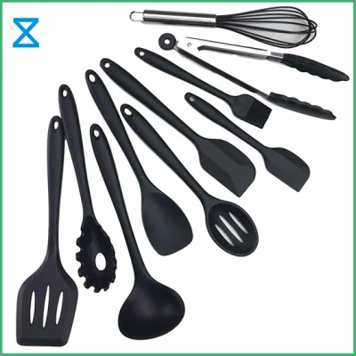 Utensilios de cocina de silicona de producción de fábrica de alta calidad para cocinar