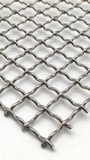 Malla de alambre prensado de acero inoxidable 304 para barbacoa