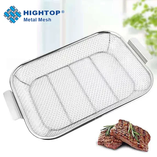 Colador de filtro de malla de alambre tejido para lavado de frutas y verduras de acero inoxidable plegable multiusos para despensa de cocina