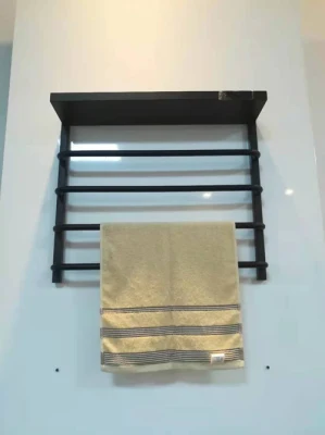 100% de acero inoxidable 304 para tienda de vinos, accesorios cosméticos de acero, alambre de pared de Metal para baño, toallero de baño, soporte para calentador de barra, estante